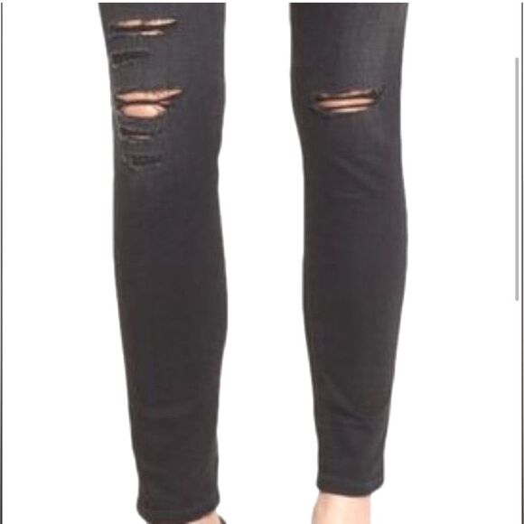 Y2K AG Adriano Goldschmied The Legging Ankle Slim Skinny Jeans 31 Faded Grunge - Picture 5 of 16
